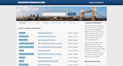 Desktop Screenshot of londoninternships.com
